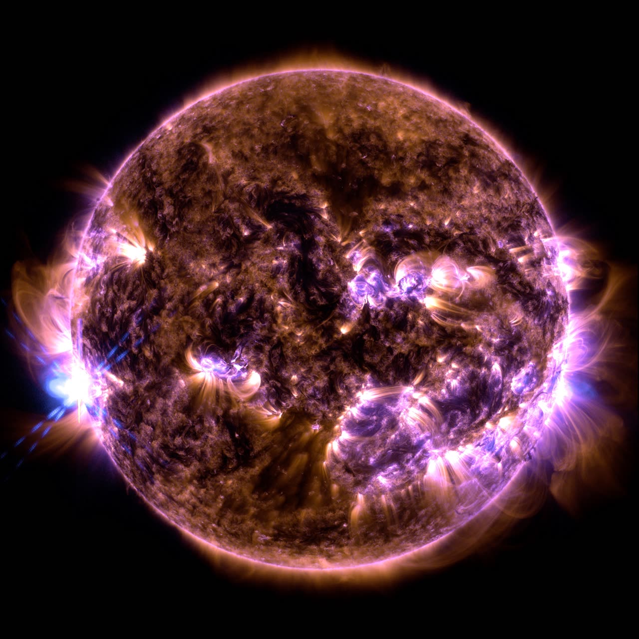 NOAA space weather alert: Proton Event 10meV Integral Flux exceeded 10pfu